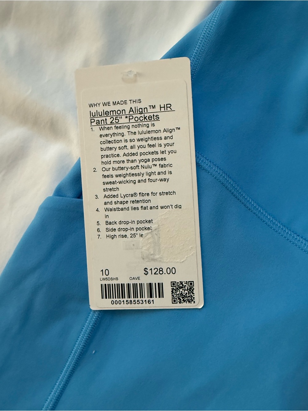 NWT lululemon Align 25” with Pockets - Picture 2 of 2